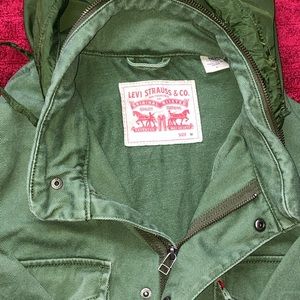 Green Levi Trench Coat 🧥